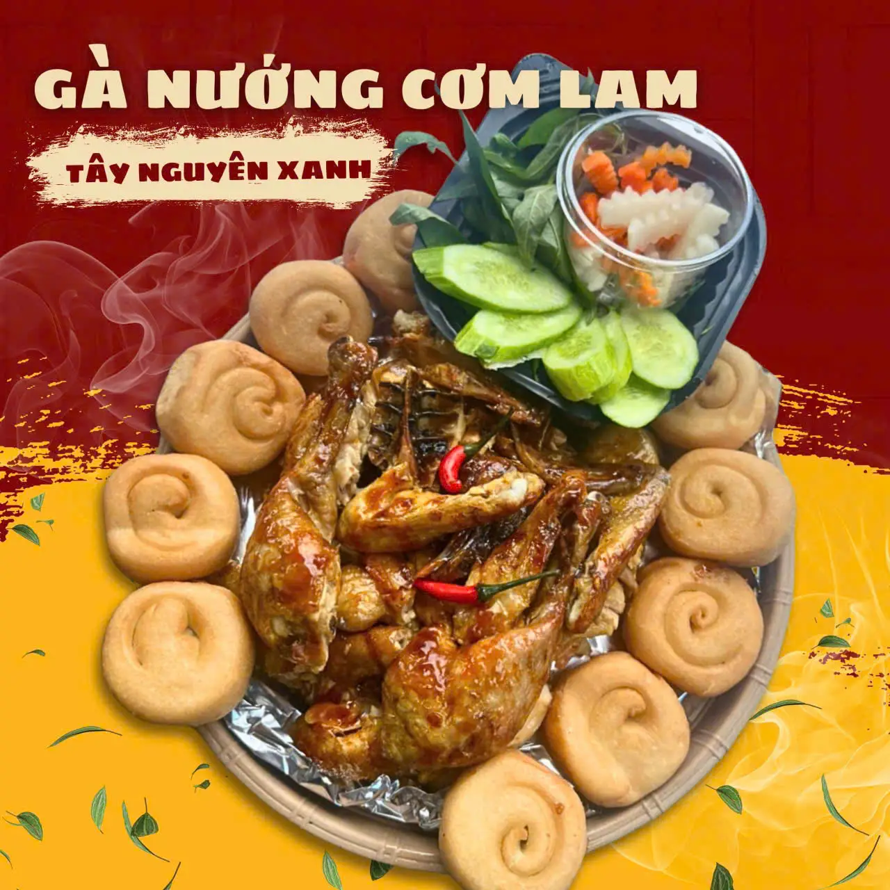Hình ảnh Combo 3 gà nướng mắm nhĩ
