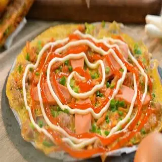 Hình ảnh Bánh tráng nướng xúc xích