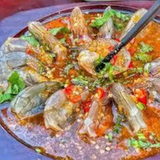 Hình ảnh Tôm sống sốt Thái cay