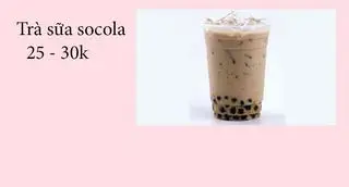 Hình ảnh Trà sữa socola