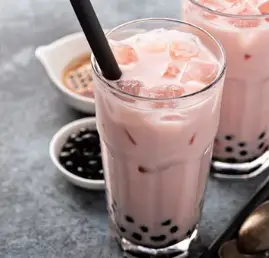Hình ảnh Trà sữa dâu tây