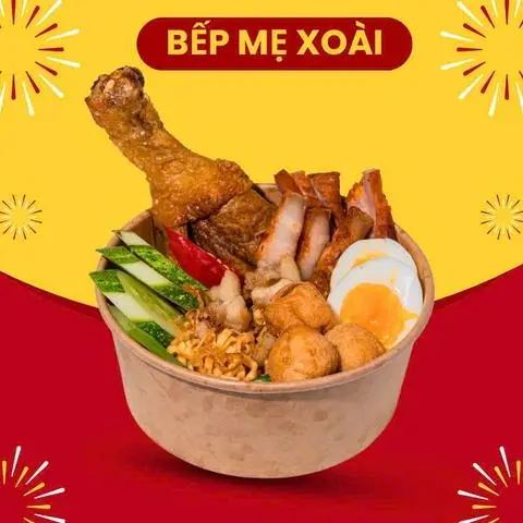Hình ảnh Bếp Mẹ Xoài - Mì Trộn & Chân Gà Sốt Thái - Đường 6D