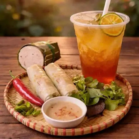 Hình ảnh Combo 2 bánh Đặc biệt + 1 Trà tắc