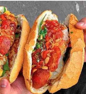 Hình ảnh Bánh mì lạp xưởng