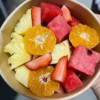 Hình ảnh Dưa hấu - thơm - quýt - dâu tây
