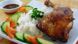 Hình ảnh Cơm đùi gà quay Tứ Xuyên 