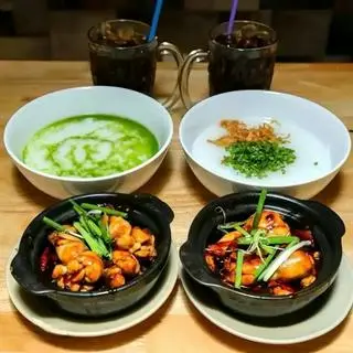 Hình ảnh 1 CON ẾCH + 1 CHÁO LÁ DỨA