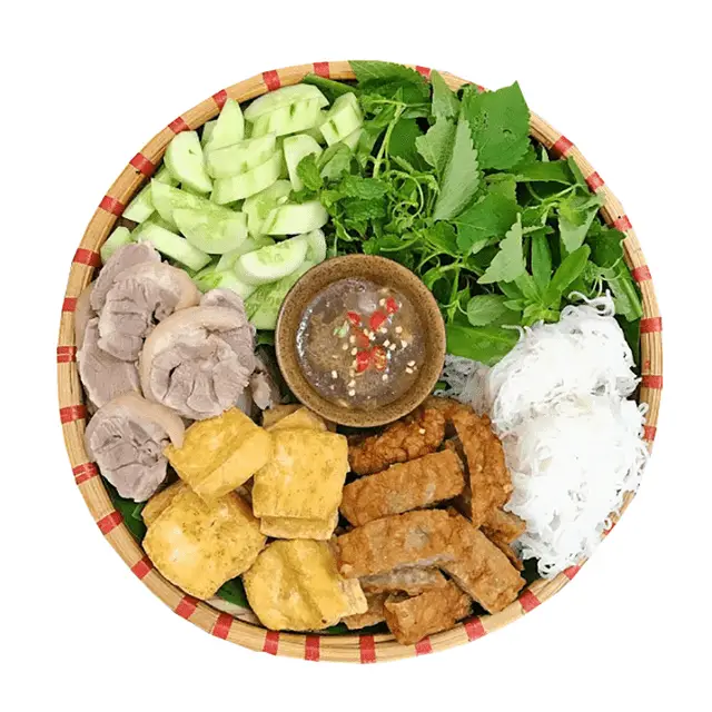 Hình ảnh 1 bún đậu mắm tôm đầy đủ