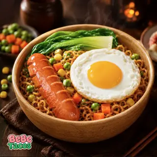 Hình ảnh Mì trộn xúc xít trứng