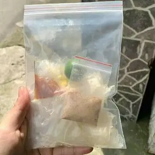 Hình ảnh bánh tráng sate muối nhuyễn tắc 