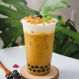 Hình ảnh Trà sữa kem trứng - kem cheese