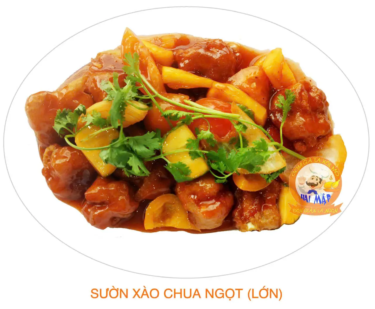 Hình ảnh Sườn xào chua ngọt lớn 