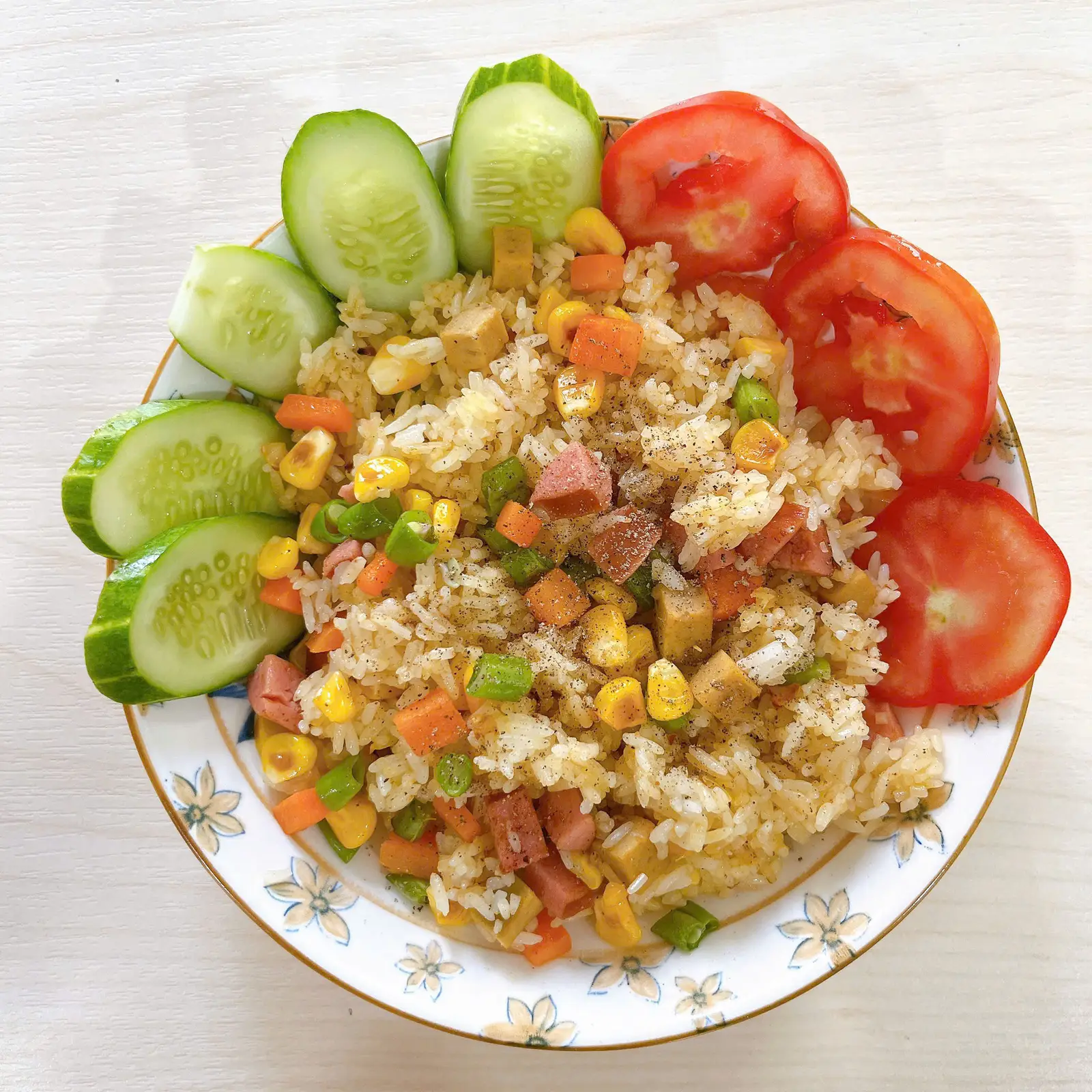 Hình ảnh Cơm chiên Dương Châu chay