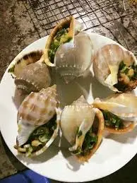 Hình ảnh Ốc tỏi nướng mỡ hành