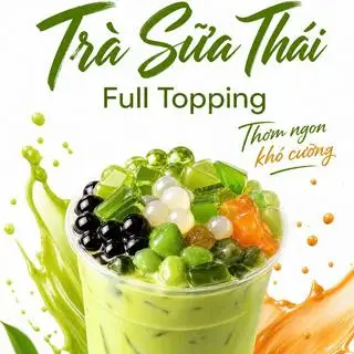 Hình ảnh Trà sữa Thái (Full topping)