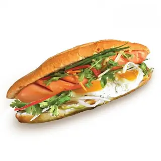Hình ảnh Bánh mì trứng xúc xích