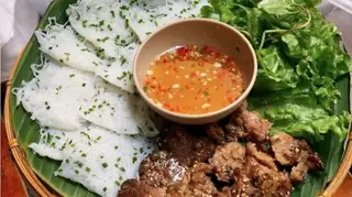 Hình ảnh Bánh hỏi thịt nướng