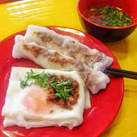 Hình ảnh Bánh cuốn trứng lòng đào