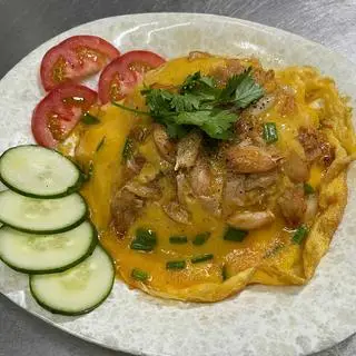 Hình ảnh Cơm chiên ghẹ phủ trứng