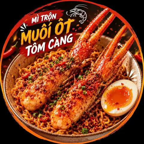Hình ảnh Mì Trộn Muối Ớt Tôm Càng & Trứng Lòng Đào - Đường 36