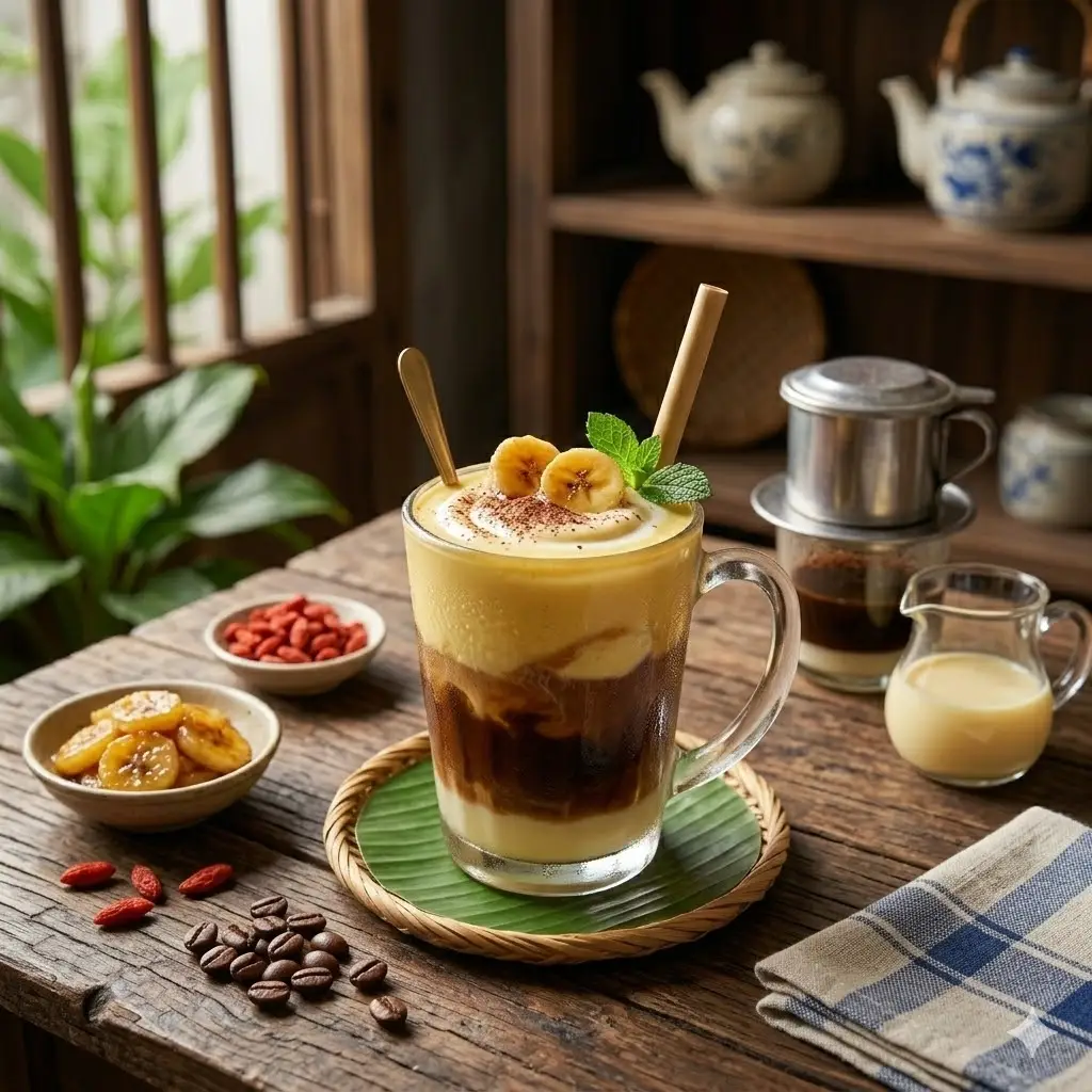 Hình ảnh Sữa chuối cafe