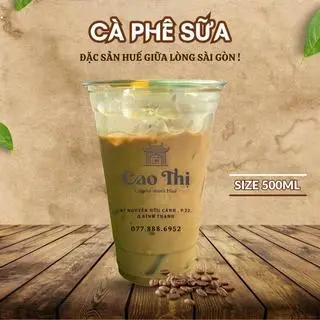 Hình ảnh Cà phê sữa đá size lớn - ly 500ml