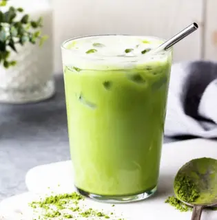 Hình ảnh Matcha latte sữa hạt