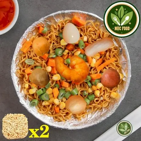 Hình ảnh Mì Trộn Thập Cẩm Nhiều Mì + Trà Tắc