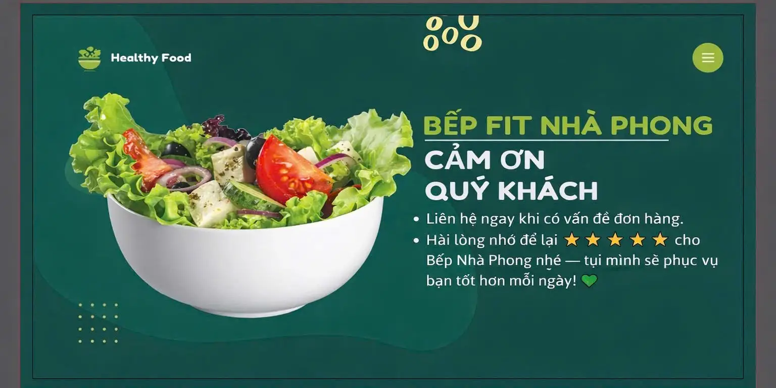 Hình ảnh Bếp Fit Nhà Phong - Đồ Ăn Healthy - Eat Clean Giảm Cân - Nguyễn Hữu Cảnh