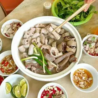 Hình ảnh Đĩa lòng 5 người ăn - cháo
