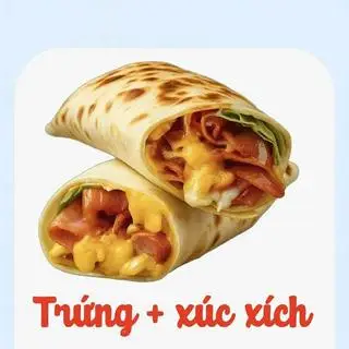 Hình ảnh Tacos trứng xúc xích