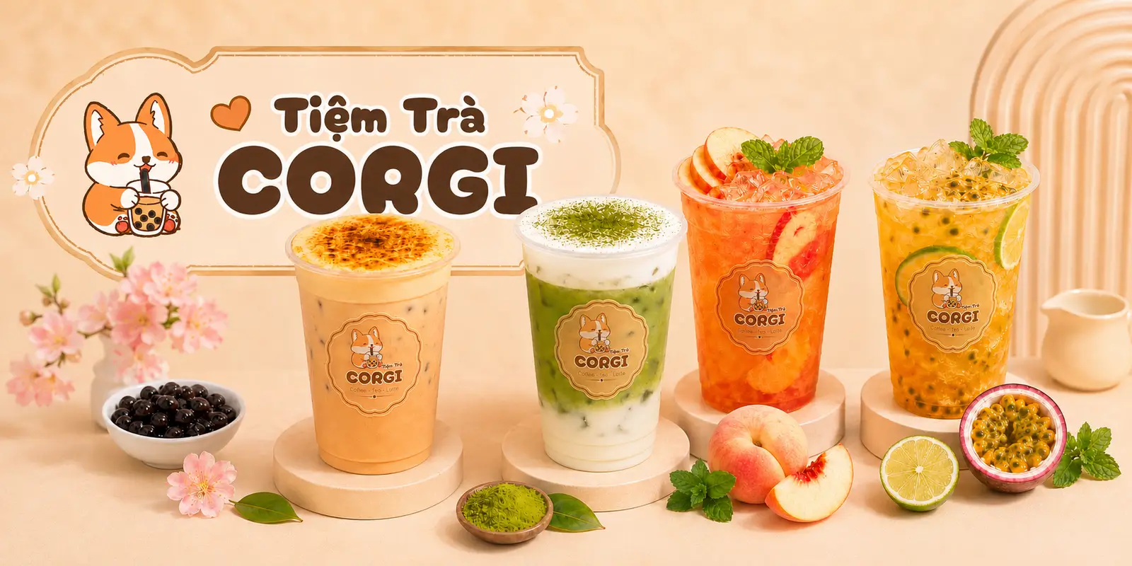 Hình ảnh Tiệm Trà CORGI - Tea & Latte - Bùi Đình Tuý