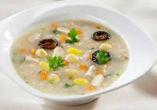 Hình ảnh Cháo gà hạt sen