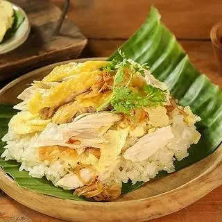 Hình ảnh Xôi gà sốt lá chanh