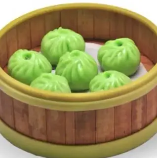 Hình ảnh Há cảo lá dứa thịt