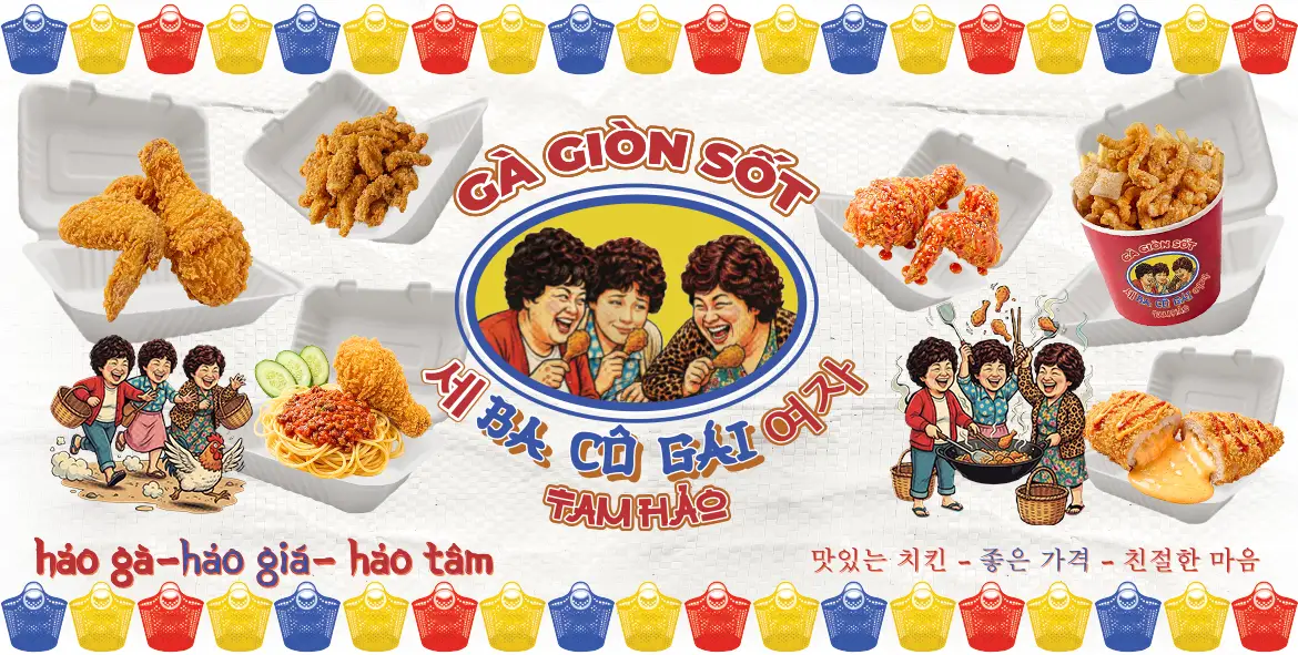 Hình ảnh Gà Rán Giòn Sốt Ba Cô Gái - Tô Hiến Thành