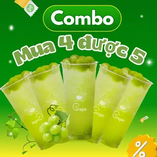 Hình ảnh Combo 5 nước nho tươi truyền thống