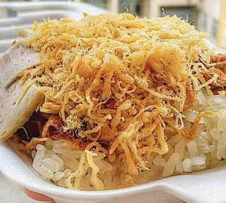 Hình ảnh Xôi thịt chả ruốc