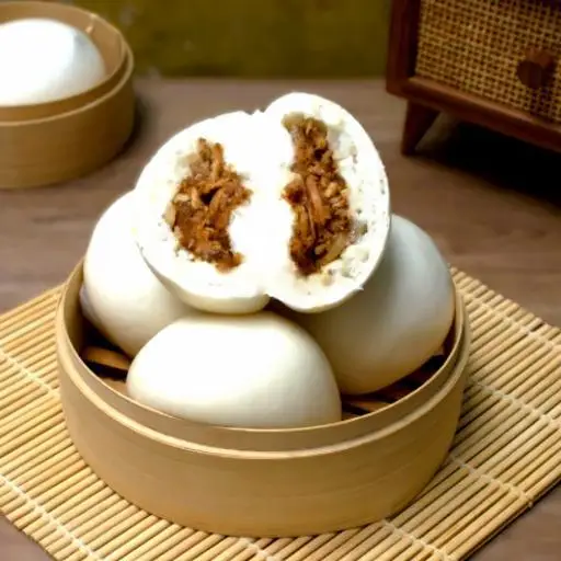 Hình ảnh Bánh bao xá xíu Đài Loan