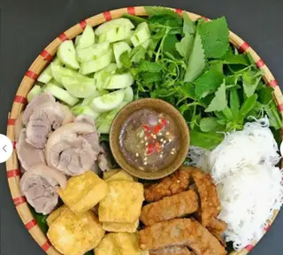 Hình ảnh Bún đậu chả cốm thịt chân giò