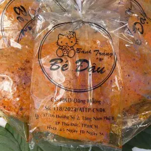 Hình ảnh Bánh tráng phô mai cay
