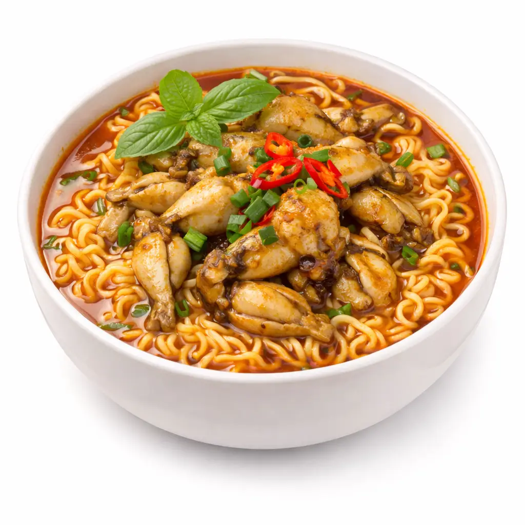 Hình ảnh Mì ếch măng cay