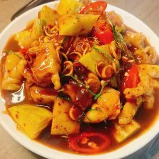 Hình ảnh Chân Gà Sốt Thái Rút Xương Size Vừa 