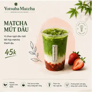 Hình ảnh Matcha mứt dâu