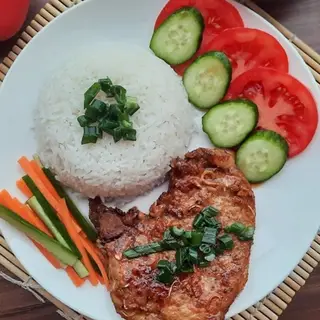 Hình ảnh Cơm sườn chiên