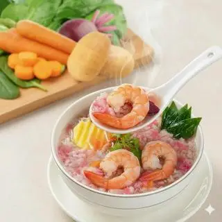 Hình ảnh Nui rau củ tôm