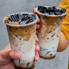 Hình ảnh Sữa tươi cà phê sương sáo