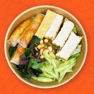 Hình ảnh Bún nước tương đậu hũ ram bắp chay