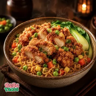 Hình ảnh Mì gà giòn