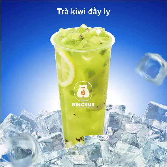Hình ảnh Trà Kiwi Đầy Ly